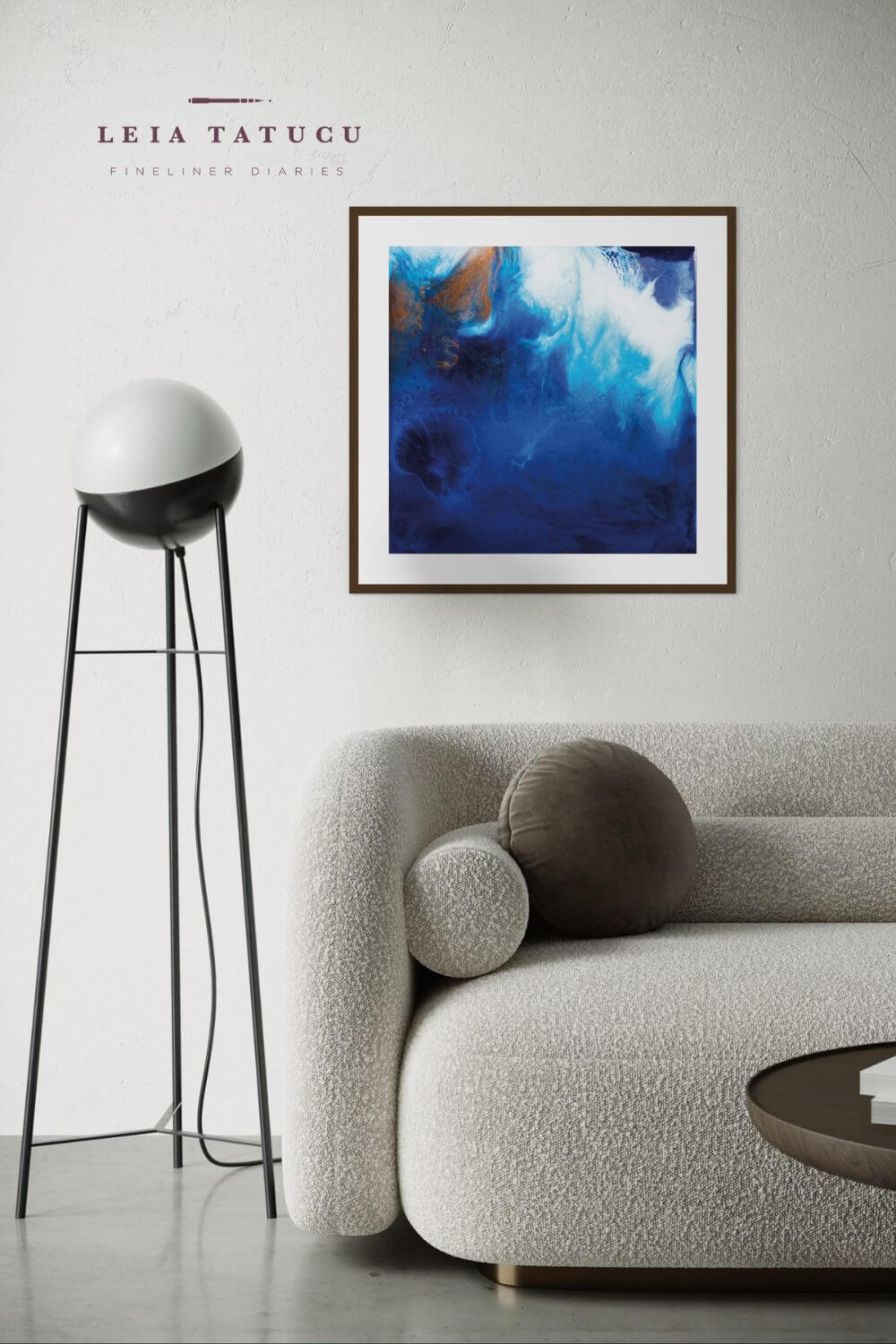 Print de Artă Deep Blue Shades