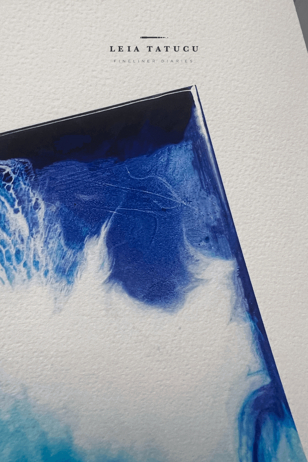 Deep Blue Shades Fine Art Print
