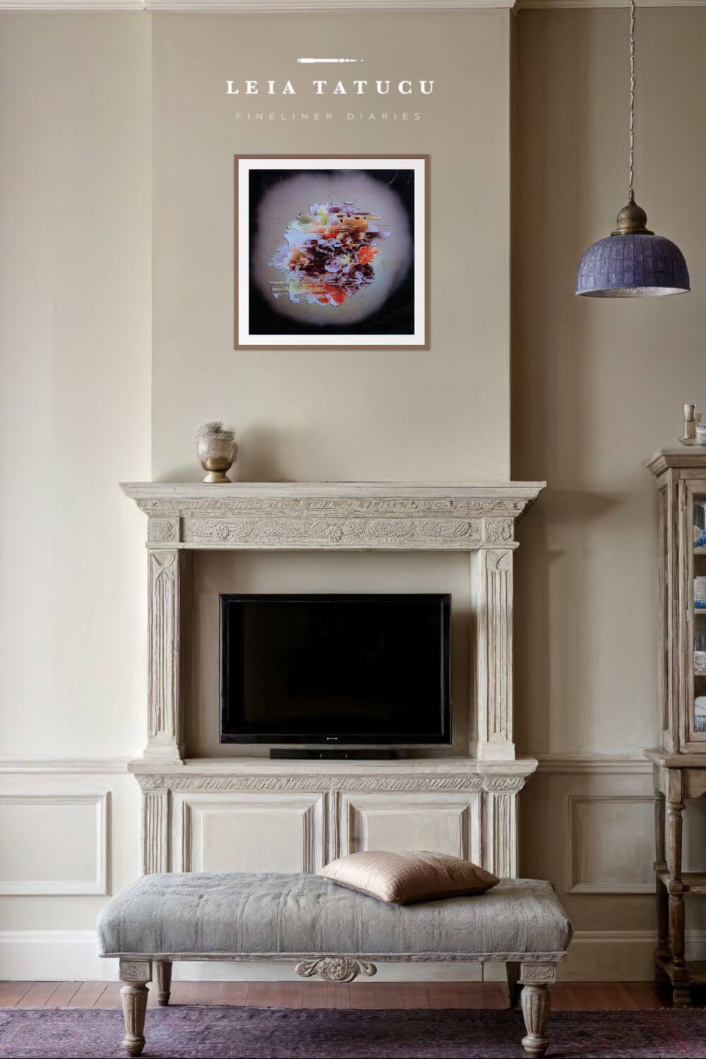 Peony Glitch Limited Edition Fine Art Print