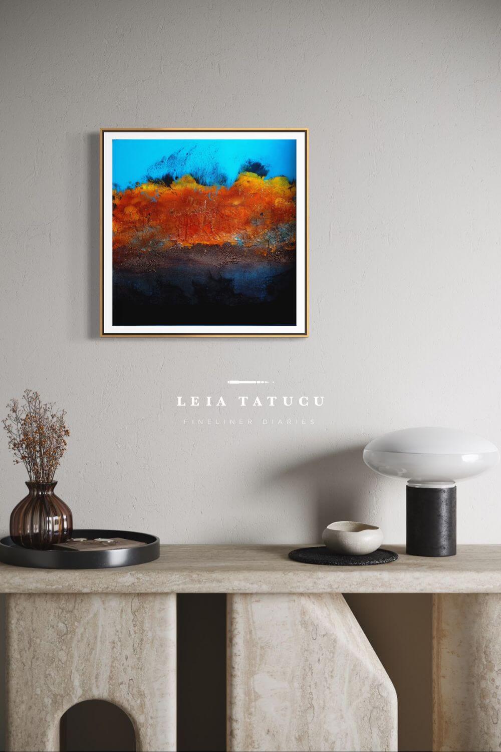 New Ground Breaking Through Kunstdruck