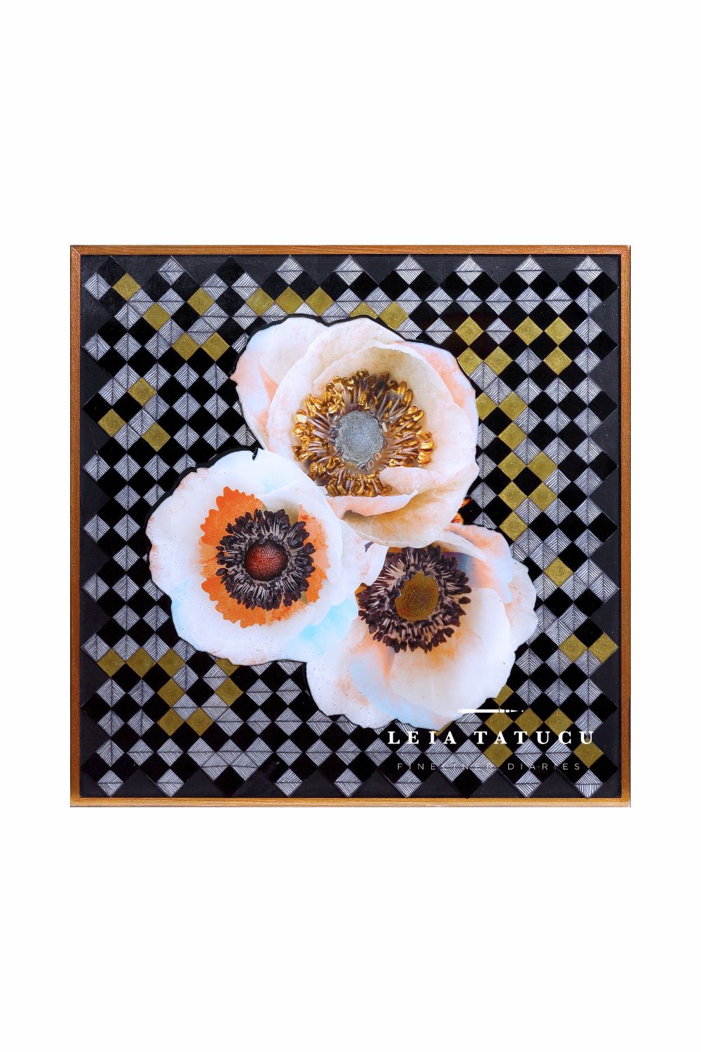 Anemone and Geometrics Kunstwerk