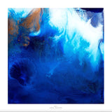 Deep Blue Shades 70x70cm Fine Art Print