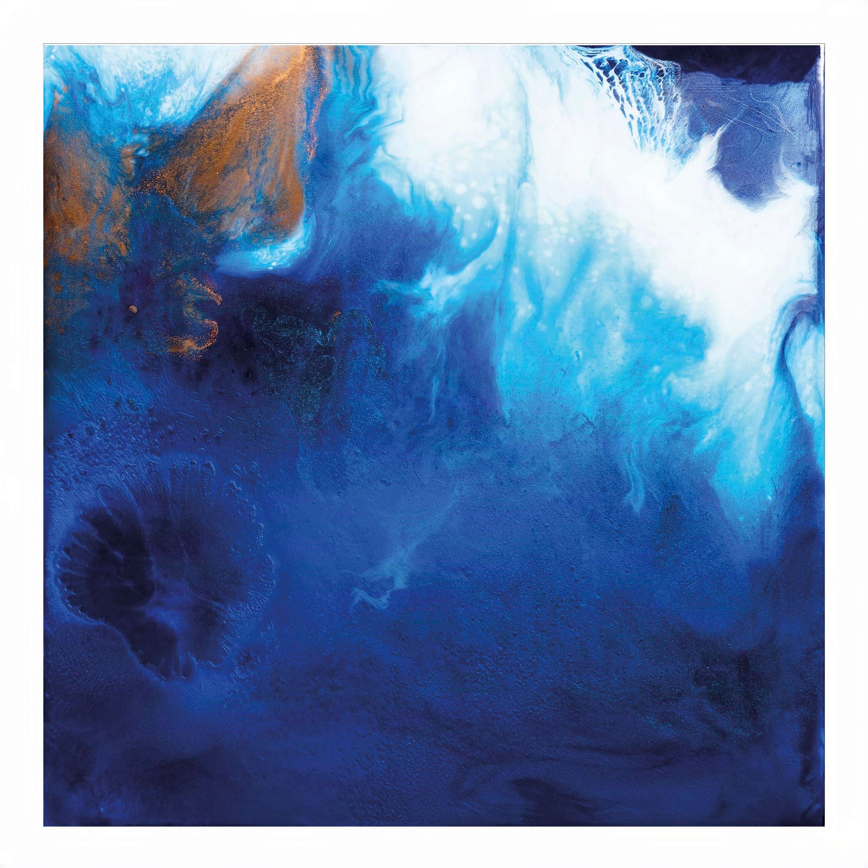 Deep Blue Shades Fine Art Print